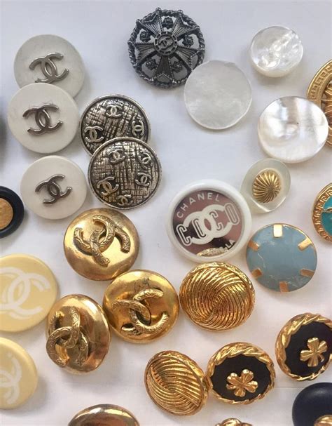 vintage chanel button jewelry|antique chanel buttons.